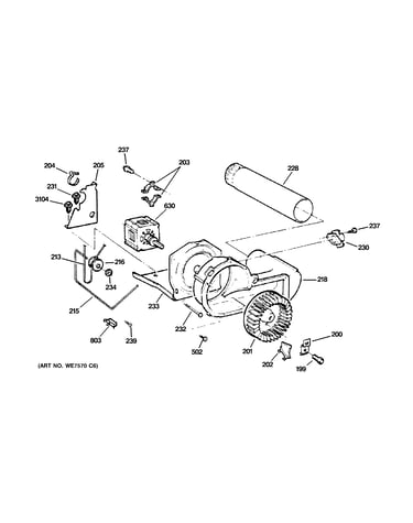 Blower & drive assembly
