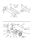 Backsplash, blower & motor