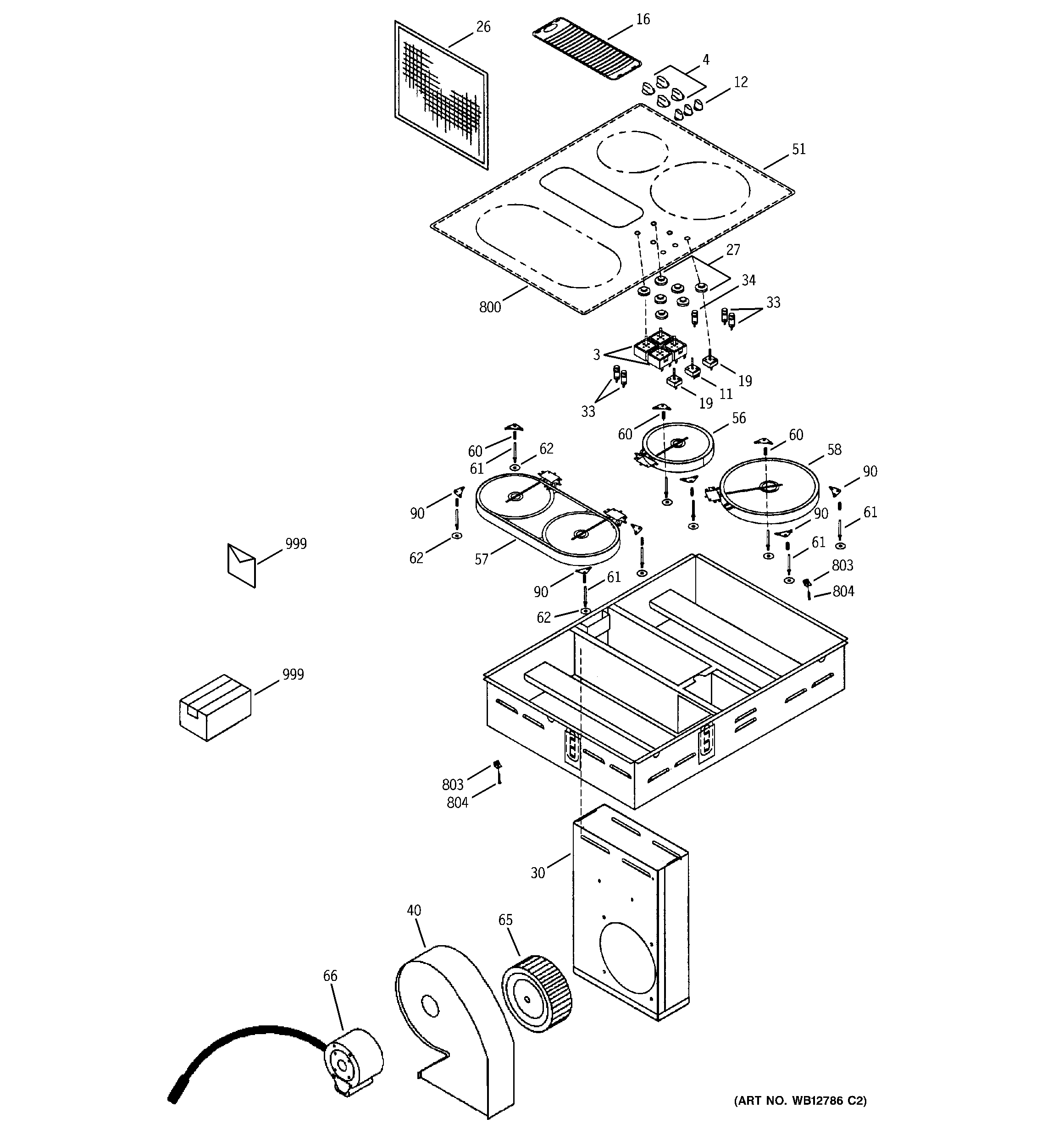 Control panel & cooktop