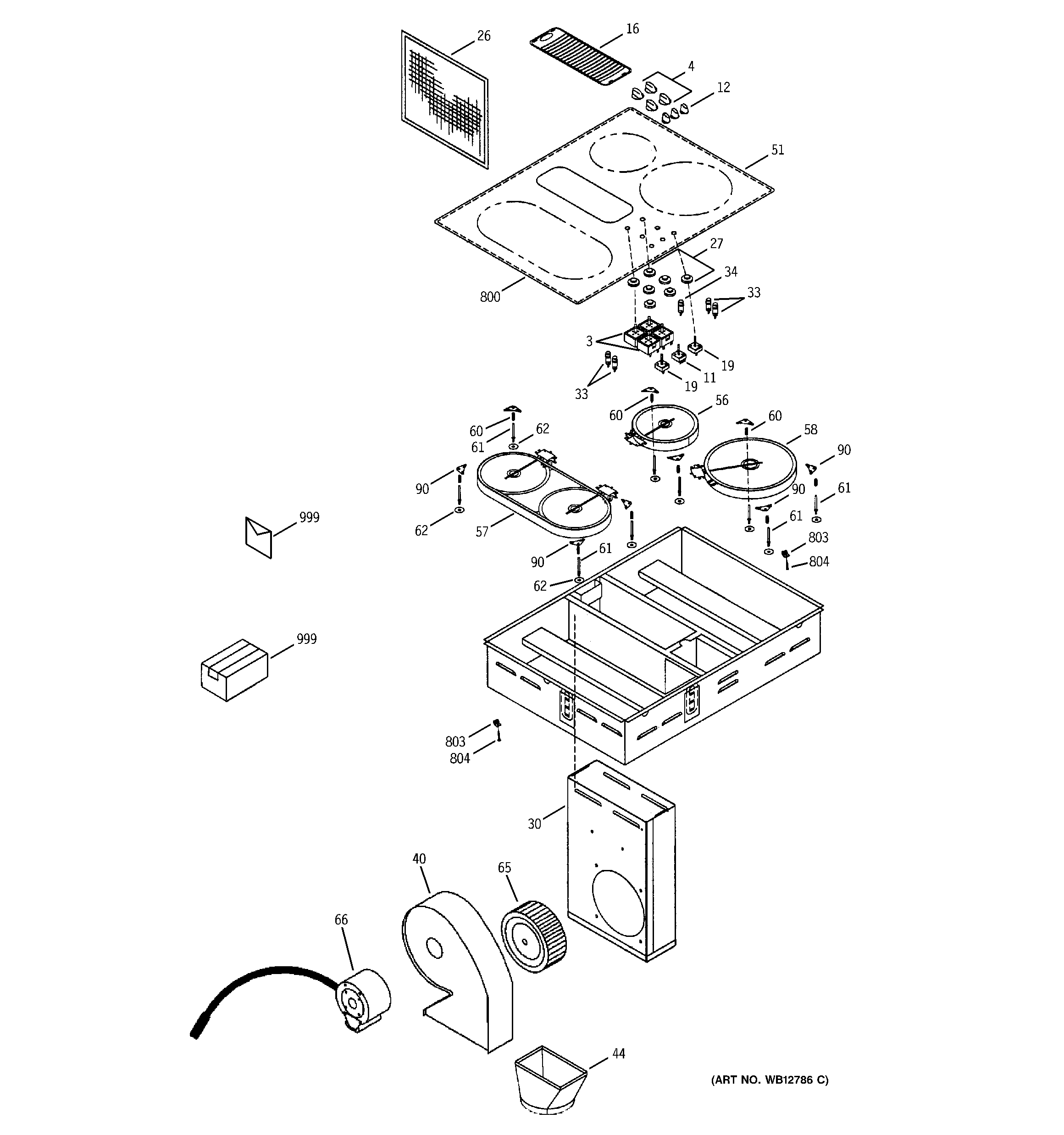 Control panel & cooktop