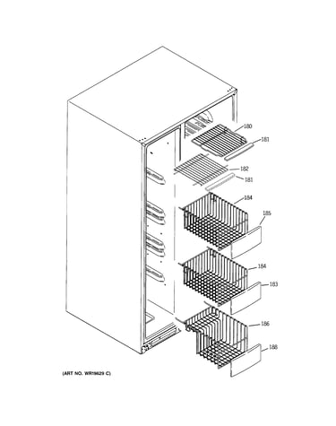 Freezer shelves