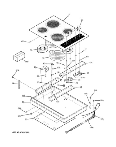 Control panel & cooktop