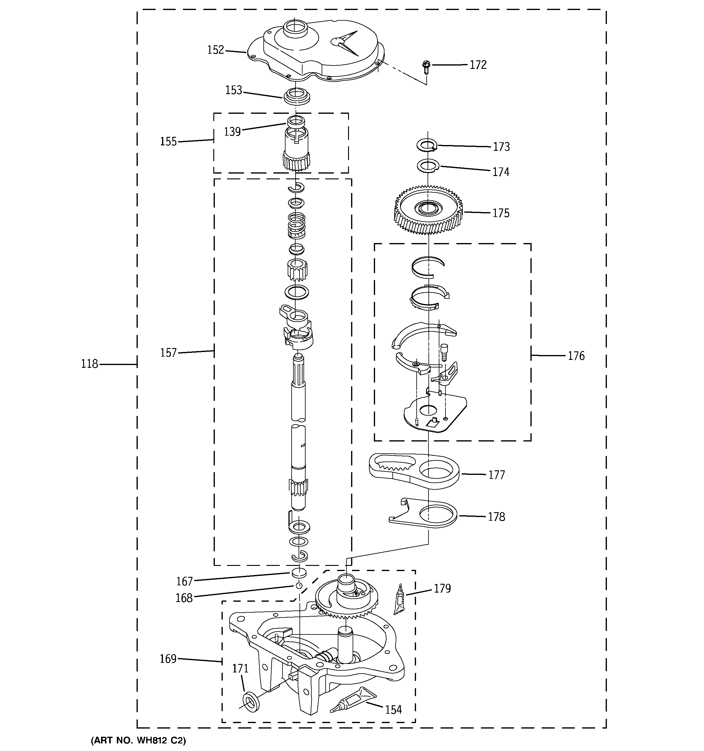 Gearcase parts