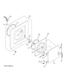 Dryer front panel & door