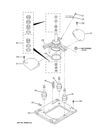 Machine base parts