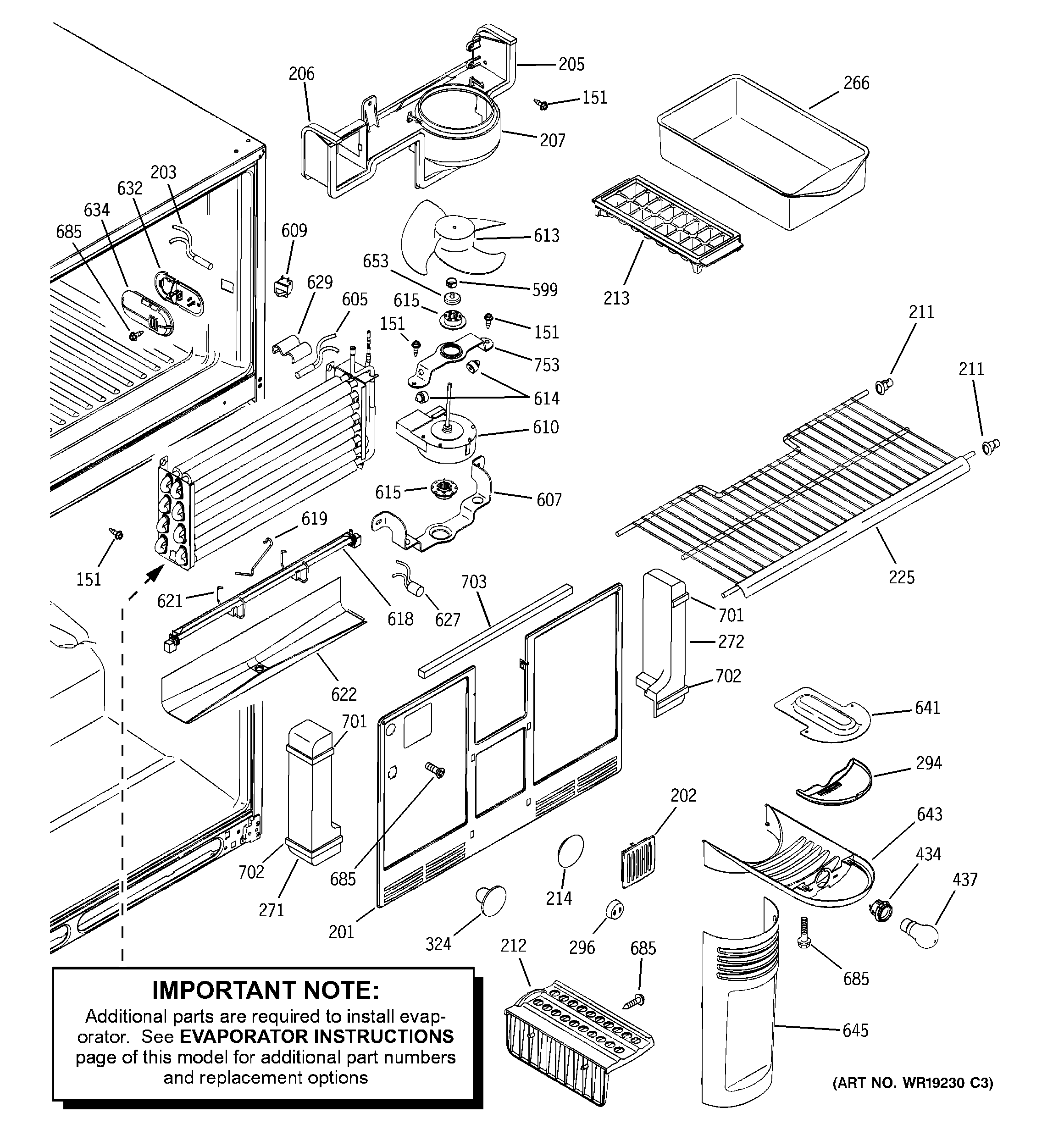 Freezer section