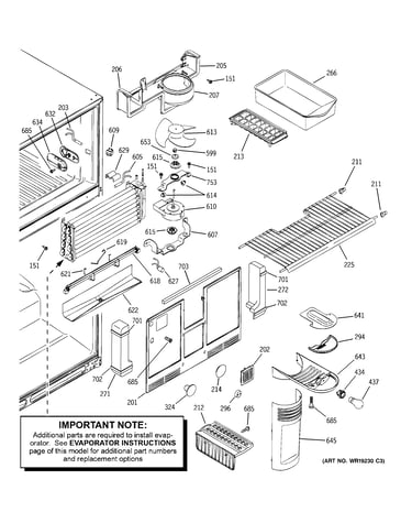 Freezer section