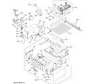 GE PSG27SHSACBS ice maker & dispenser diagram