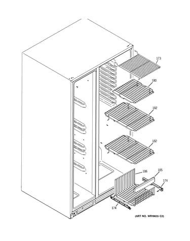 Freezer shelves