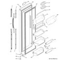 GE PSG25NGSAFBB fresh food door diagram