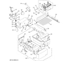 GE PSG25NGSAFBB ice maker & dispenser diagram