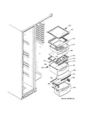 Fresh food shelves
