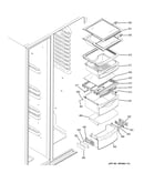 Fresh food shelves