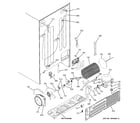 GE GSC23LSRCSS sealed system & mother board diagram