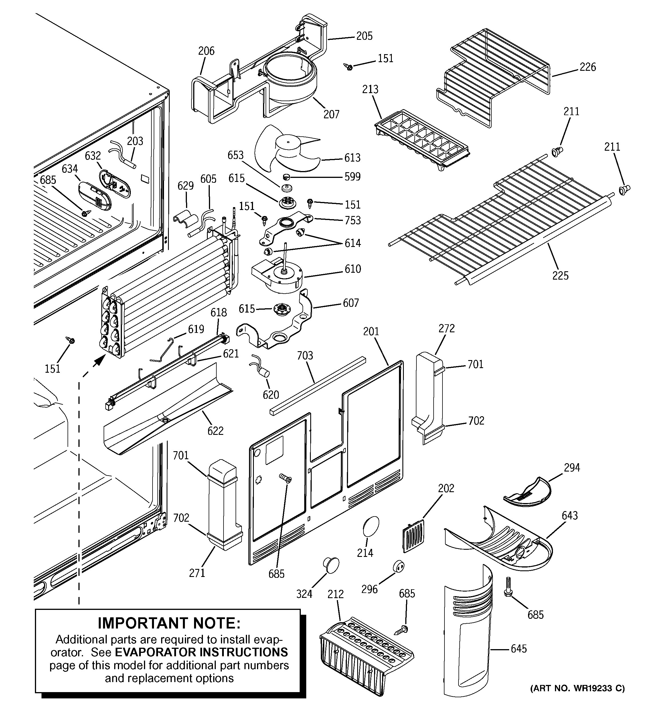 Freezer section