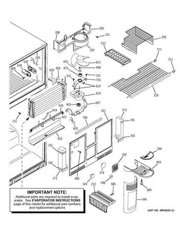 Freezer section