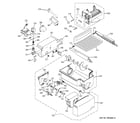 GE PCG23NGSAFBB ice maker & dispenser diagram