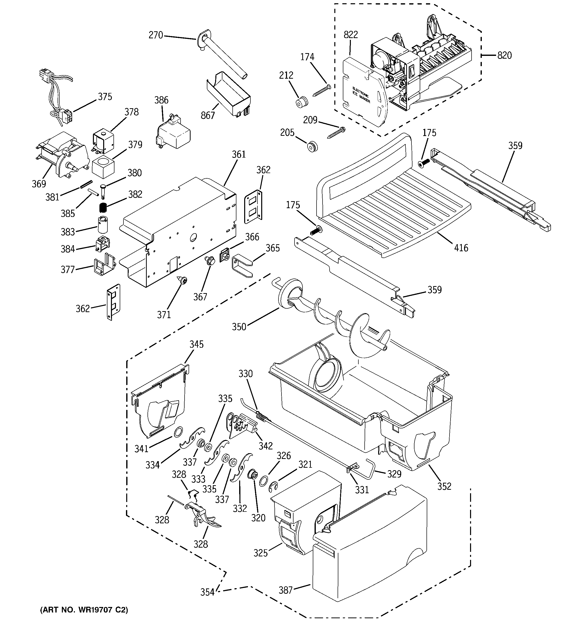 ICE MAKER & DISPENSER