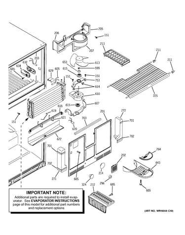 Freezer section