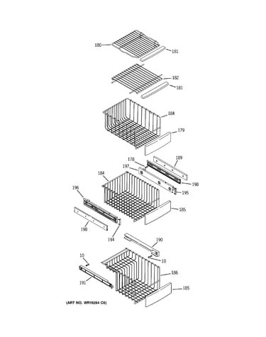 Freezer shelves
