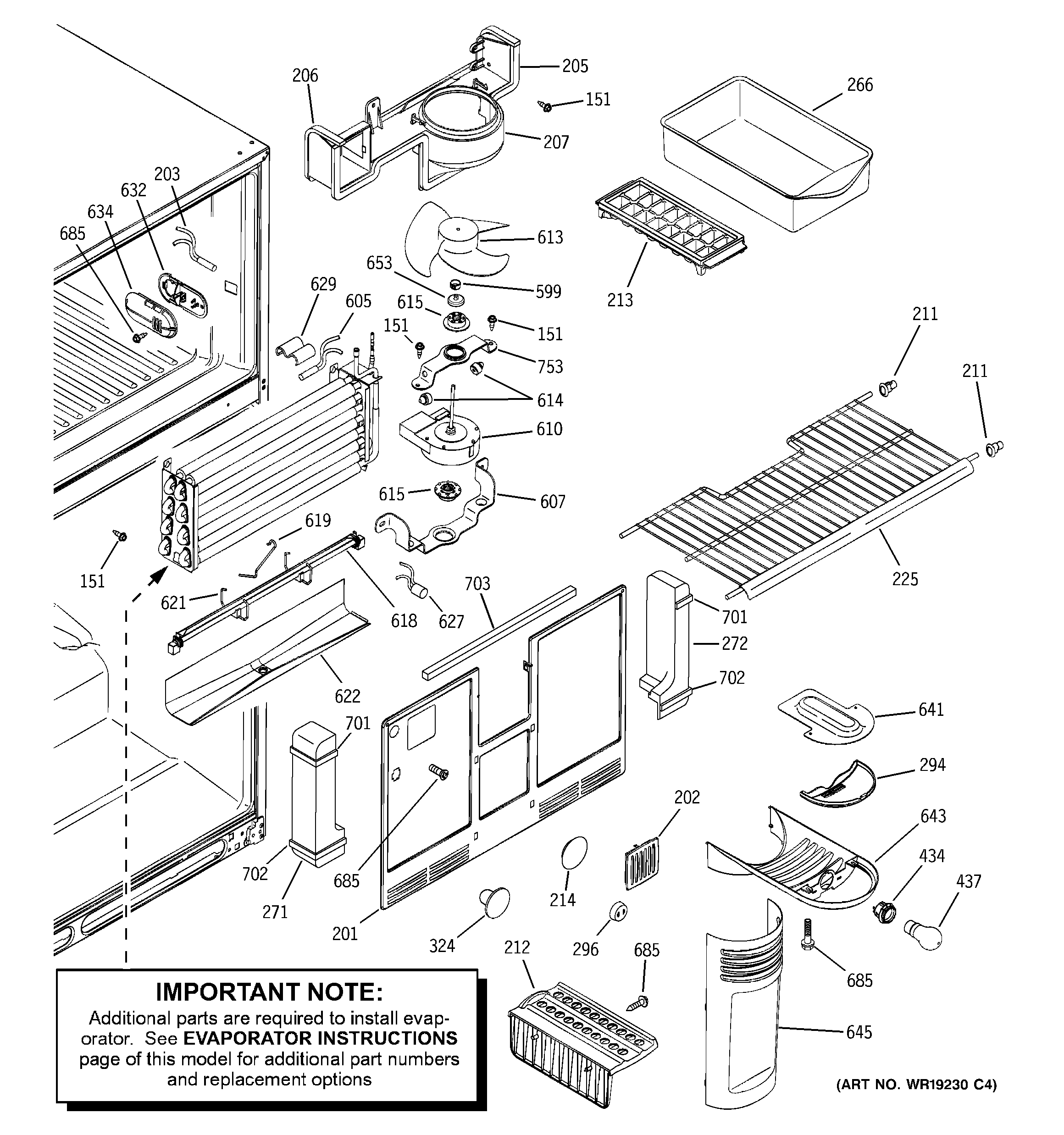 Freezer section