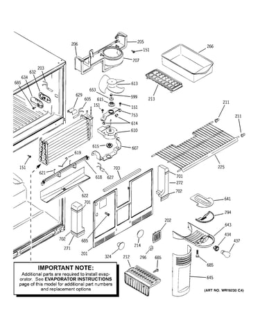 Freezer section