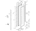 GE ZIS360NRC freezer door diagram