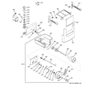 GE ZSGS420DMBSS ice maker & dispenser diagram