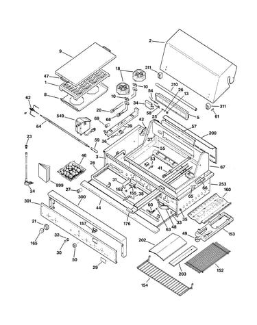 Gas grill parts