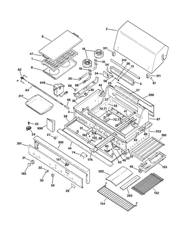 Gas grill parts