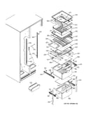 Fresh food shelves