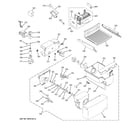 GE GSL25QGPHBS ice maker & dispenser diagram