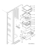 Fresh food shelves