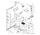 GE PSK25MGRBCCC fresh food section diagram