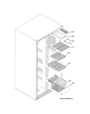 Freezer shelves