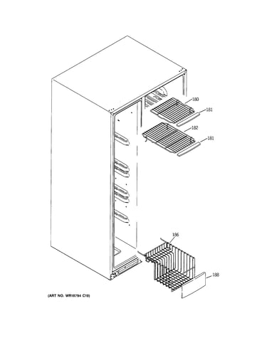 Freezer shelves