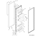 GE SSS25SGPHSS fresh food door diagram