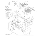 GE SSS25SGPHSS ice maker & dispenser diagram