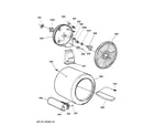 GE DHDSR48GF0WW drum diagram