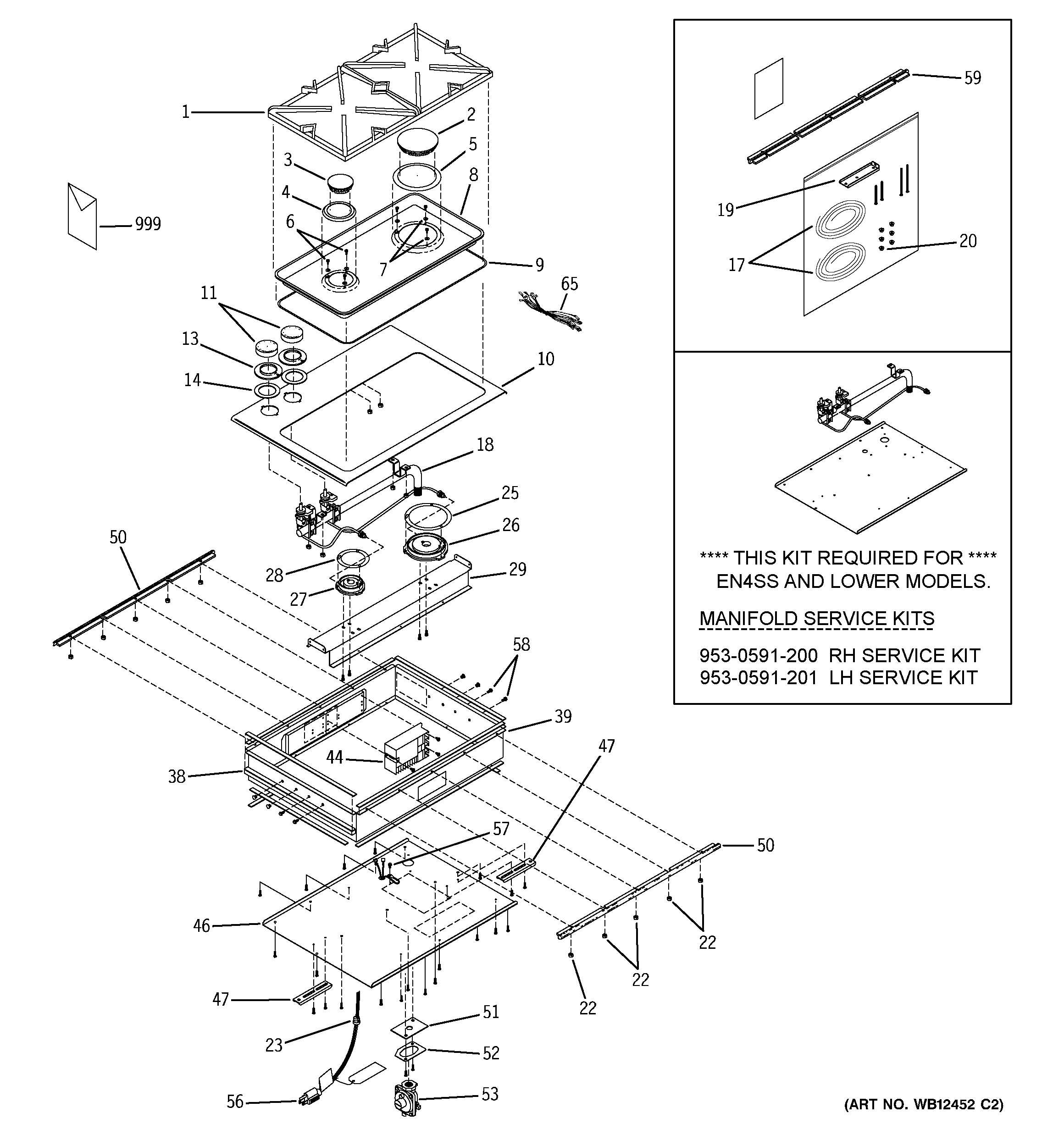 Controls, cooktop & burner