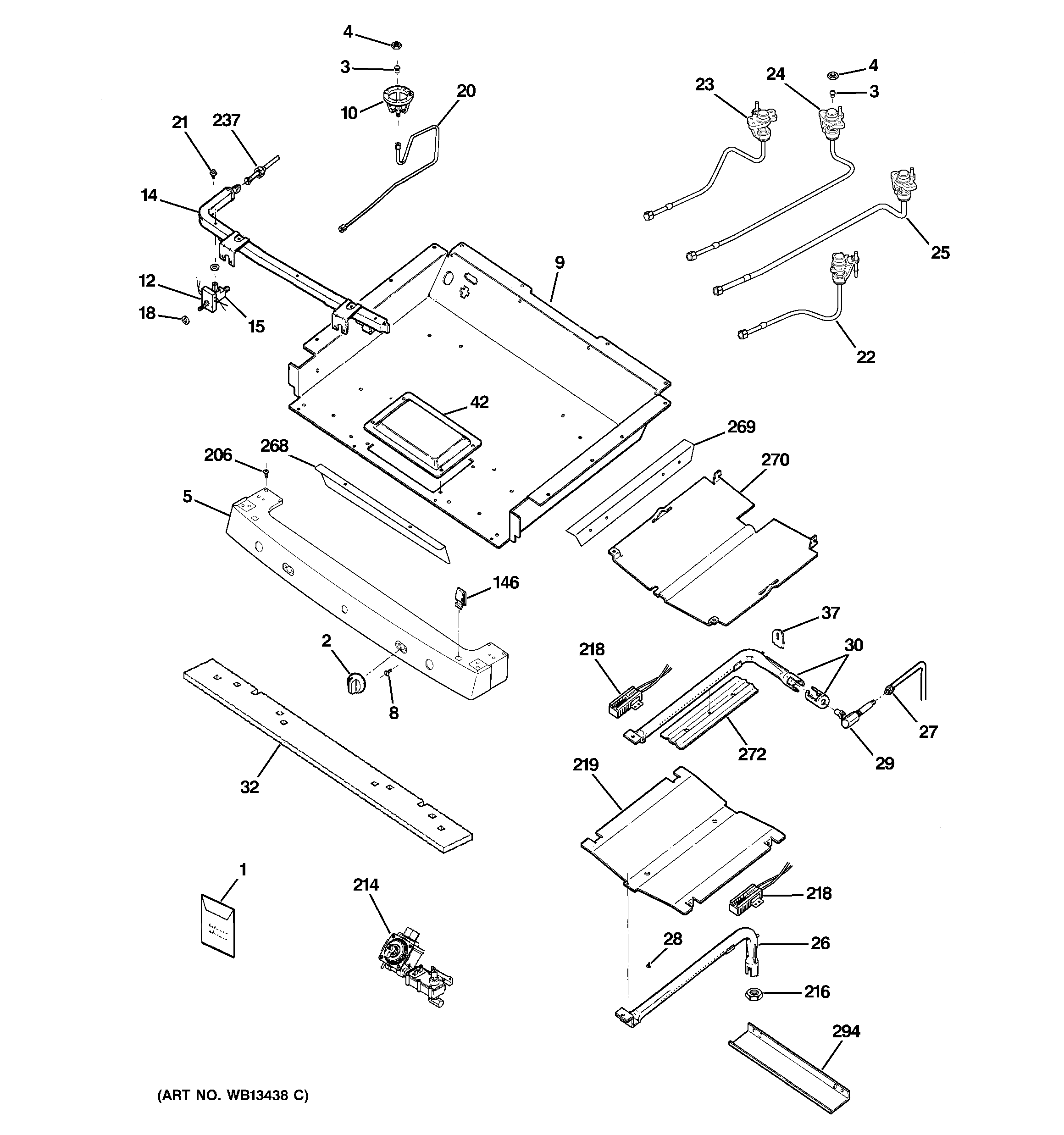 Gas & burner parts