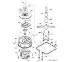GE GSS1800Z02 motor-pump mechanism diagram
