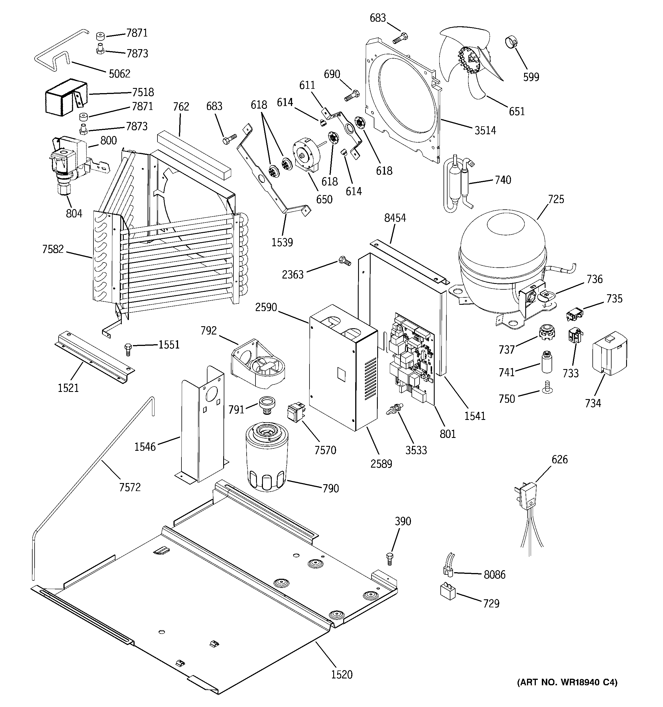 SEALED SYSTEM & MOTHER BOARD