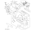 GE PSC23NGSAWW ice maker & dispenser diagram