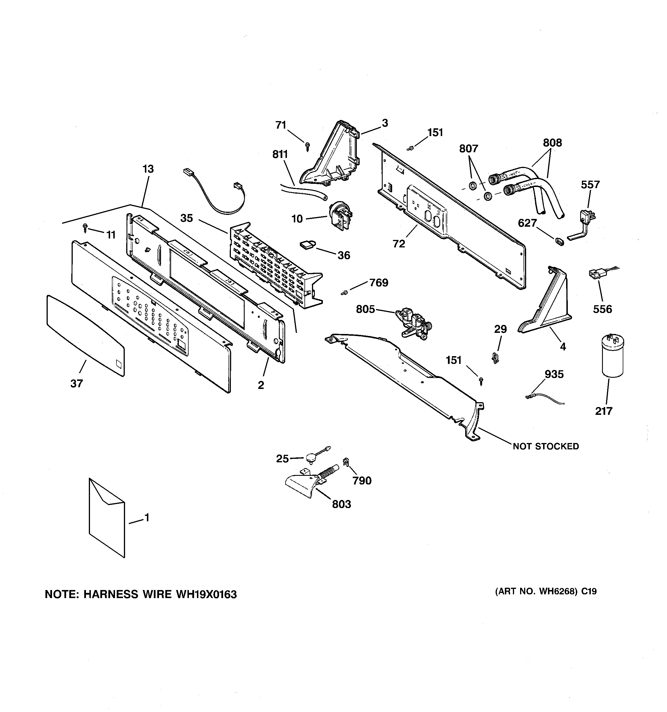 Controls & backsplash
