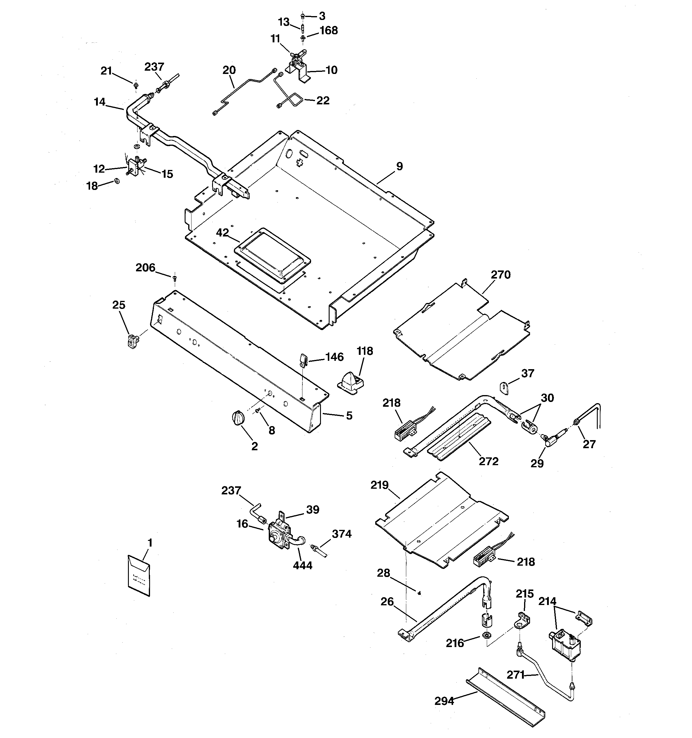 Gas & burner parts