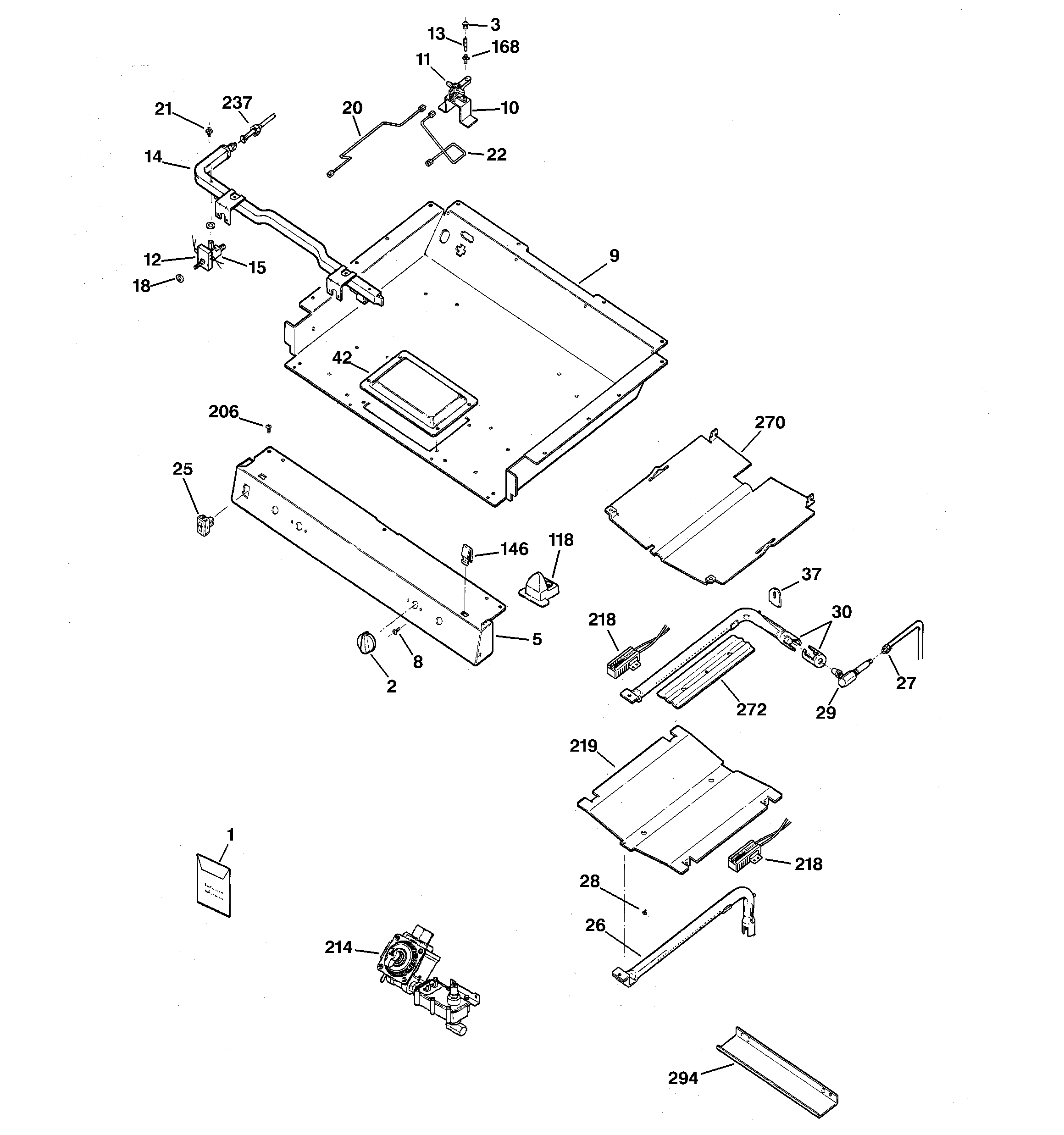 Gas & burner parts