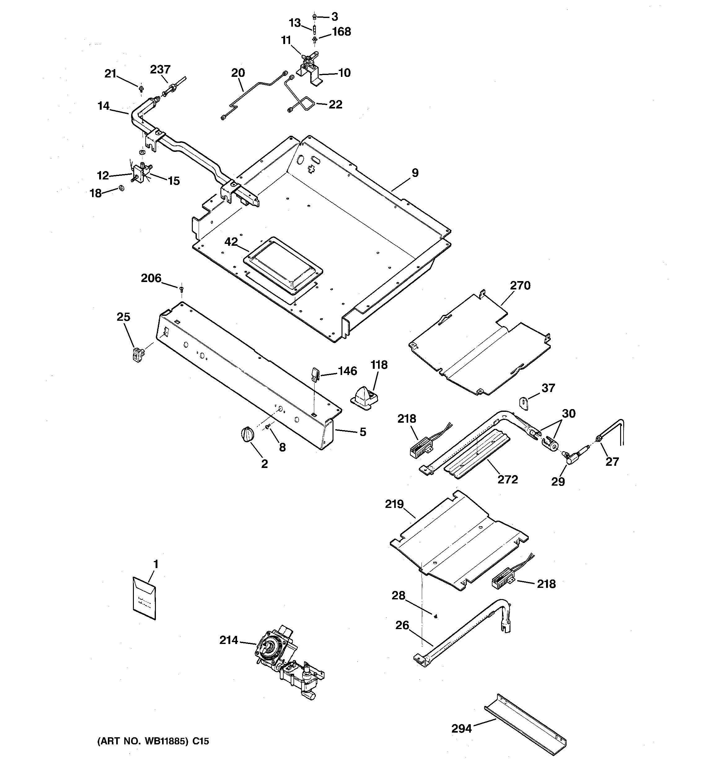 Gas & burner parts