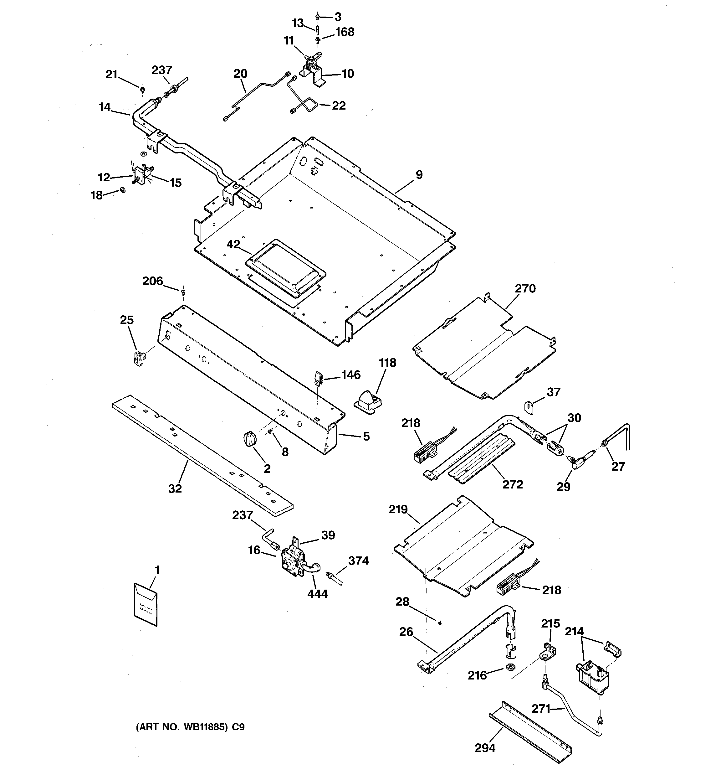 Gas & burner parts