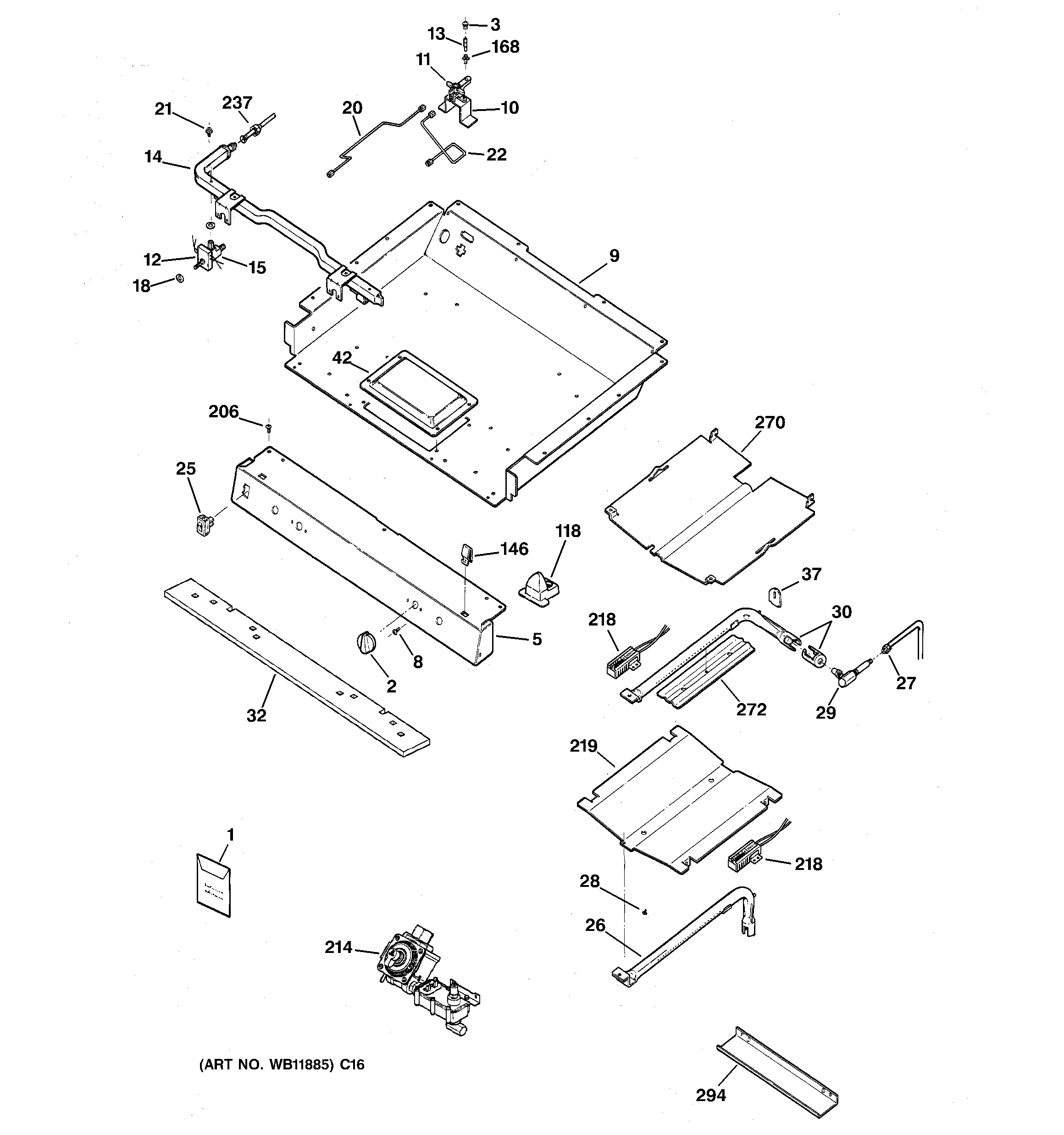Gas & burner parts